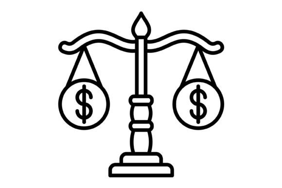 Balance Outline Icon: A Modern Symbol for Clarity
