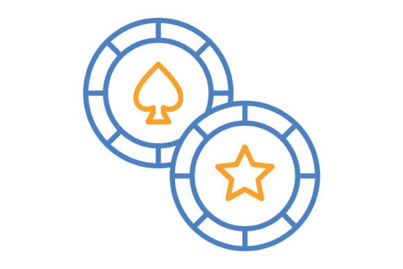Casino Blue & Orange Line Icon: A Designer's Practical Guide