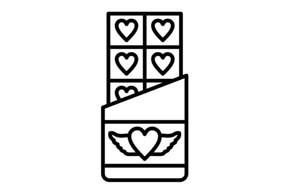 Chocolate Outline Icon: Versatile Vector Graphics for Modern Design