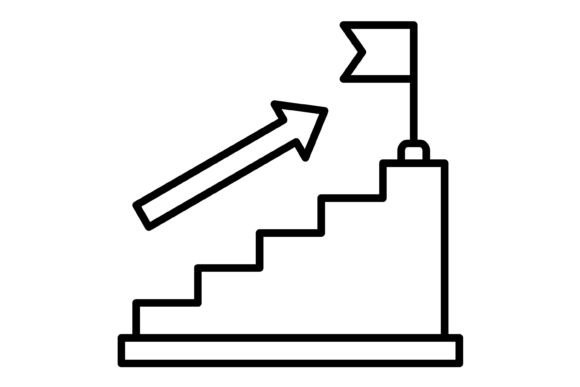 Goal Outline Icon: A Versatile Asset for Modern Design Projects