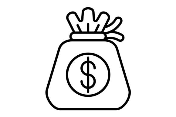 Master Your Brand's Visual Language with the Money Bag Outline Icon