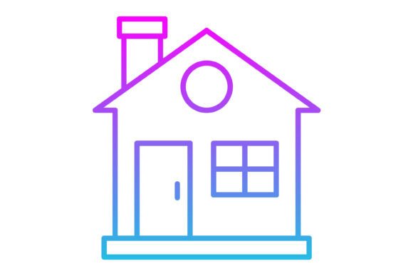 Mastering the Home Line Gradient Icon for Modern Design