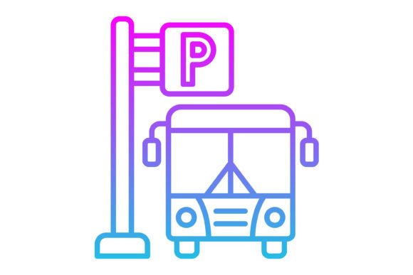 Mastering the Parking Area Line Gradient Icon for Modern Design