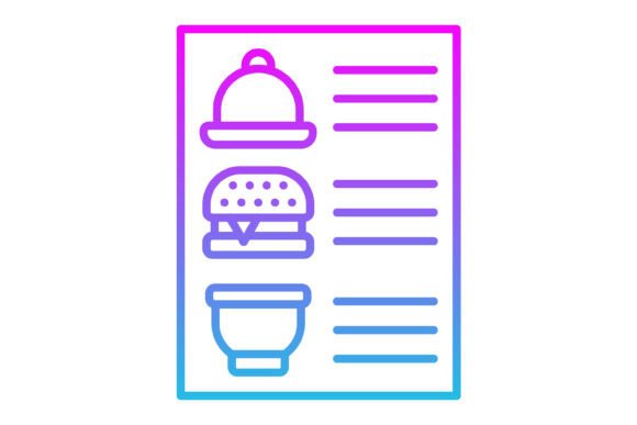 Menu Line Gradient Icon: Your Modern Visual Toolbox