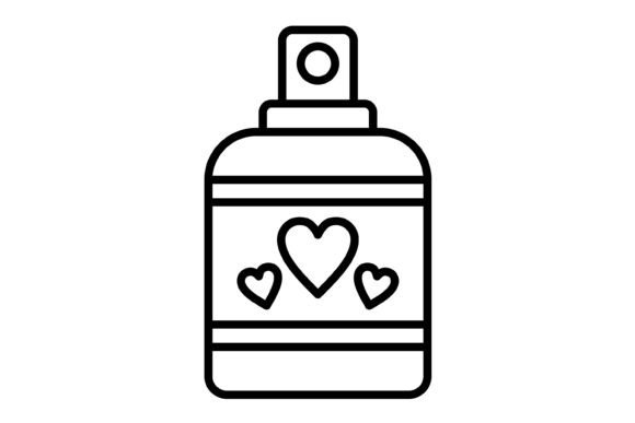 Perfume Outline Icon: A Modern Touch for Digital and Print