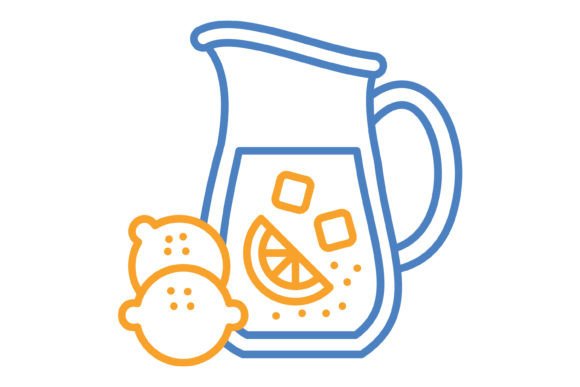 Refreshing Your Visuals with the Lemonade Blue & Orange Line Icon