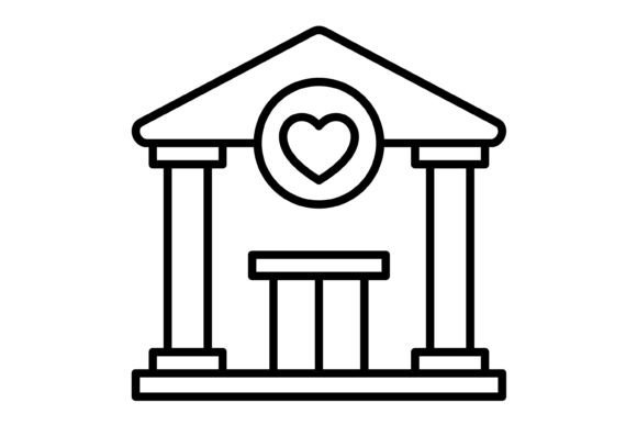 The Non Profit Organization Outline Icon: A Modern Design Asset