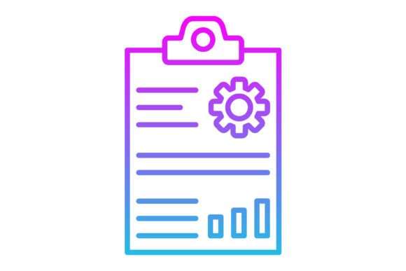 Understanding the Project Plan Line Gradient Icon