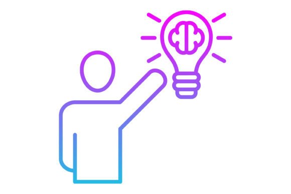 Unlocking Creativity with the Thinking Line Gradient Icon Set