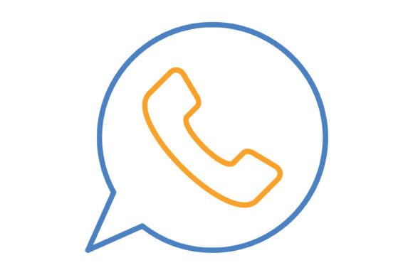WhatsApp Blue & Orange Line Icon: A Designer's Practical Guide
