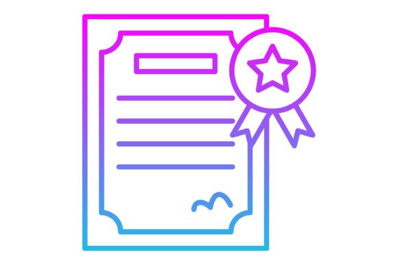 Why the Certificate Line Gradient Icon Set Elevates Modern Design